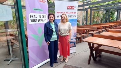 Margarete Kriz-Zwittkovits mit Anita Stadlmann