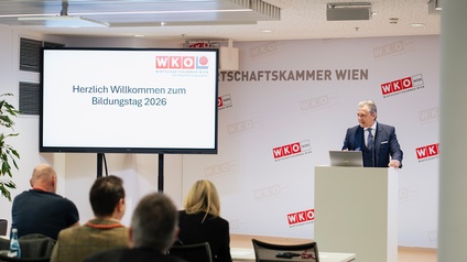 Fassadenansicht des Hauses der Wiener Wirtschaft