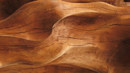 Detailansicht strukturierter Holzfläche