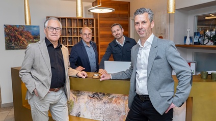 Starten Schwerpunktaktion für fairen Wettbewerb in der Beherbergung: Johann Spreitzhofer, Obmann der Sparte Tourismus und Freizeitwirtschaft,  Andreas Schlemmer, Leiter des Erhebungsdiensts in der WKO Steiermark, Bernd Pitteroff, Geschäftsführer der Fachgruppen Gastronomie und Hotellerie, sowie Alfred Grabner, Obmann der Fachgruppe Hotellerie (v.l.)