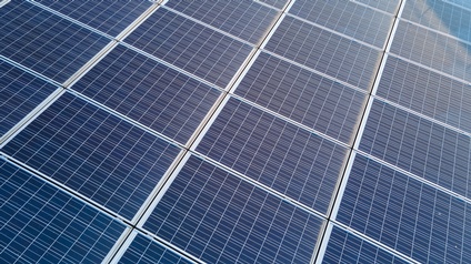 Viele Solarzellen