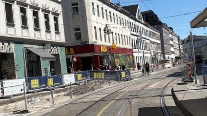 Baustelle Äußere Mariahilfer Straße