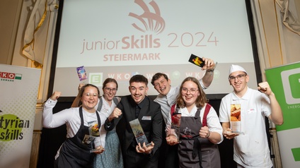 Die Sieger der Junior Skills 2024 in Bad Gleichenberg