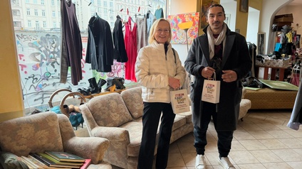 Lichterketten als Dankeschön für Margaretener Betriebe