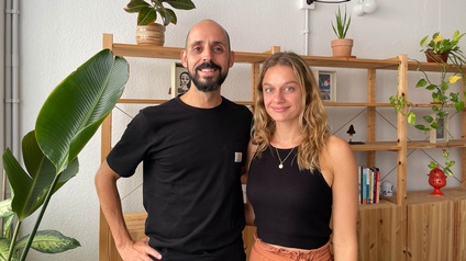 Martina Burtscher mit Carlos Jonay Suárez