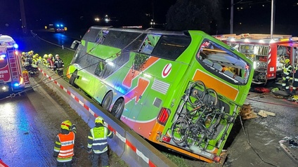 Unfall Reisebus B317