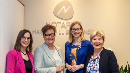 Behind the sceene im Notariat Haiden-Fill und Partner