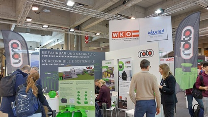 Messestand auf der Klimahouse Bozen