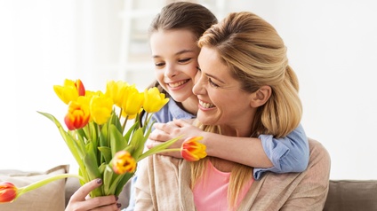 Blumige Muttertagsgrüße.