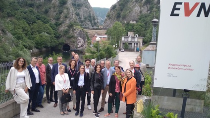 Die Teilnehmer besuchten in Nordmazedonien ein Wasserkraftwerk, das vom größten österreichischen Investor EVN betrieben wird.