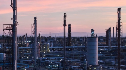 OMV Raffinerie in Schwechat