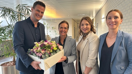 V. l.: Der neue VWG-Präsident Bernhard Aichinger, Vorgängerin Angelika Sery-Froschauer, die neue Geschäftsführerin Julia Lauss und VWG-Vizepräsidentin Eva-Maria Schupfer.