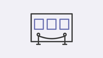 Symbol für Galerien