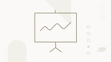 Default Veranstaltungsbild mit grafischen Elementen einer Tafel mit statistischer Kurve