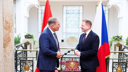 WKW-Präsident Walter Ruck und WK Prag-Präsident Petr Michal 