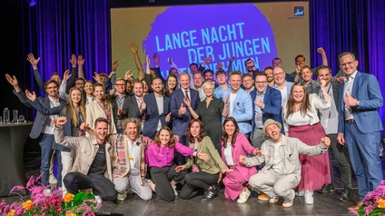 Gruppenbild Lange Nacht der jungen Unternehmen 2026