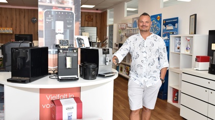 Stephan Schlager hat mit der Reparatur von Kaffeevollautomaten seine Berufung gefunden.
