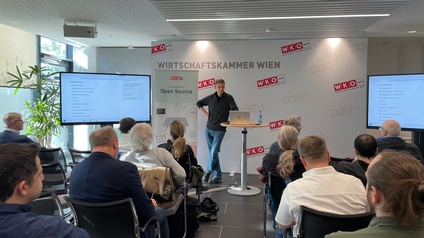 Veranstaltung „Werde Teil der Open Source Community!“