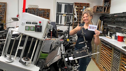 Serie Lehre ist mehr, Flora Dockner, Druckerei Dockner