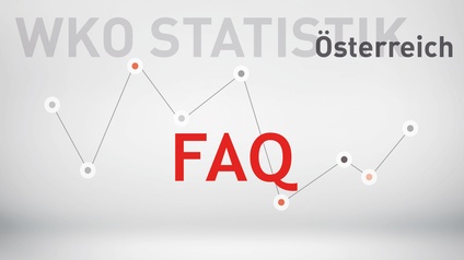 LOGO WKÖ Abteilung für Statistik mit Symbolbild FAQ