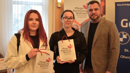 Obmann Franz Drescher möchte bei den Lehrlingscastings junge Menschen für eine Ausbildung im Pflegebereich begeistern 