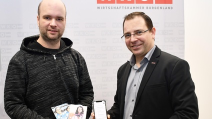 Experte Christian Koch von der BH Eisenstadt-Umgebung und WK-Präsident Andreas Wirth. 