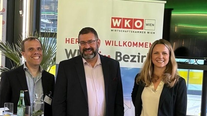 Thomas Götz, Günther Ferlin und Iris Einwaller