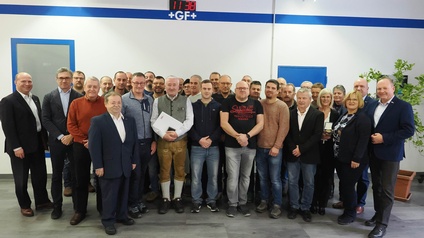 Mitarbeiterehrung Georg Fischer Fittings GmbH 