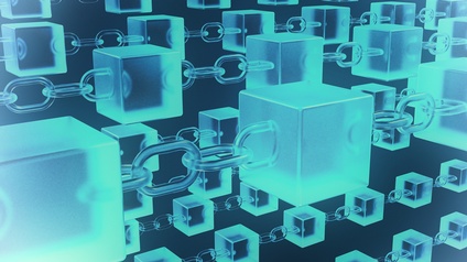 Grafik zur Illustration einer Blockchain