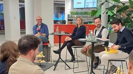 Das Startup-Trio war zu Gast in der WKOÖ.