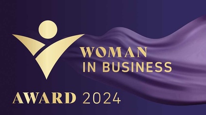 Logo und Schriftzug Woman in Business Award 2024