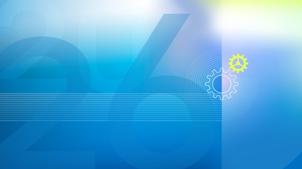 Vektor-Illustration eines blauen Hintergrunds, auf dem 26 steht