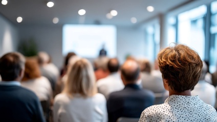 Teilnehmer bei einer Schulung