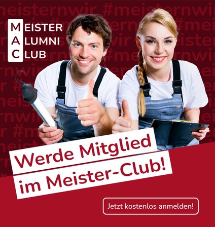 Meister Alumni Club, werde Mitglied