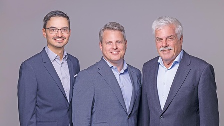 Das Führungsteam in Schlins (v.l.): Markus Klösges, Christian Gerstgrasser und Kurt Gerstgrasser.