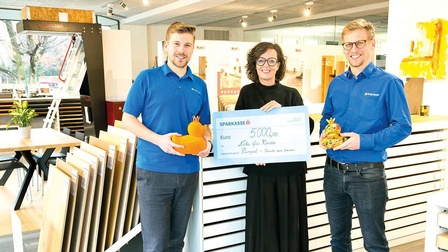 Unterstützung für das Netz für Kinder: Spende von Pümpel