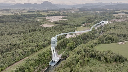 Rendering Neubau Traunfall-Kraftwerk