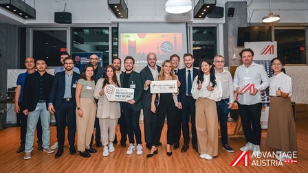 österreichische Gruppe in der Austrian Pitch Night