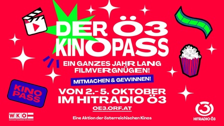Text-Bild: Der Ö3-Kinopass - ein ganzes Jahr lang Film-Vergnügen!