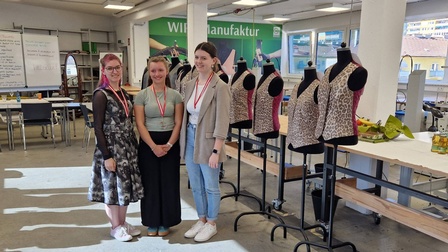 Die Preisträgerinnen: Veronika Sachenbacher, Anna Seywald und Laura Hermann