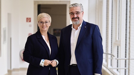 WKOÖ-Präsidentin Doris Hummer und AKOÖ-Präsident Andreas Stangl