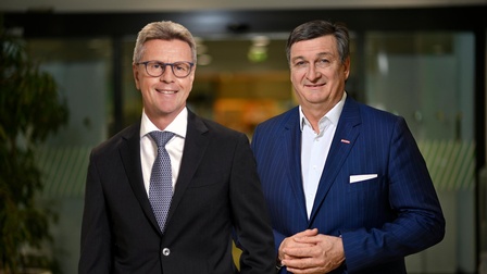 Portrait von Velmeden und Mandl