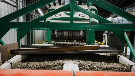 Die Recycling-Anlage „Glasy“