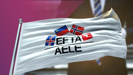 Flagge der EFTA/AELE