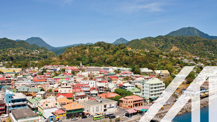 Bridgetown, Hauptstadt von Barbardos mit Hafen