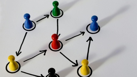 Farbige Spielfiguren