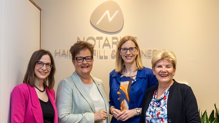 Behind the sceene im Notariat Haiden-Fill und Partner
