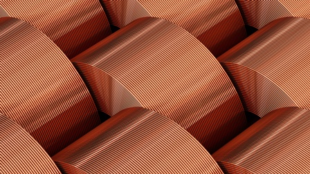 Kupferrohre in gespulten Coils 