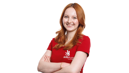 Valentina Otzelberger, Teilnehmerin an den WorldSkills 2026 im Beruf Konditorin