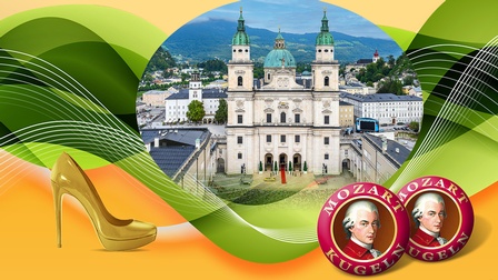 Schloss Belvedere, ein goldener Schuh, Mozartkugeln